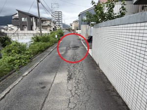神社の先